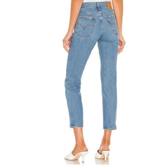 Levi's Wedgie Icon Straight Ankle Jeans Athens Pushed Size 27 - Picture 3 of 11